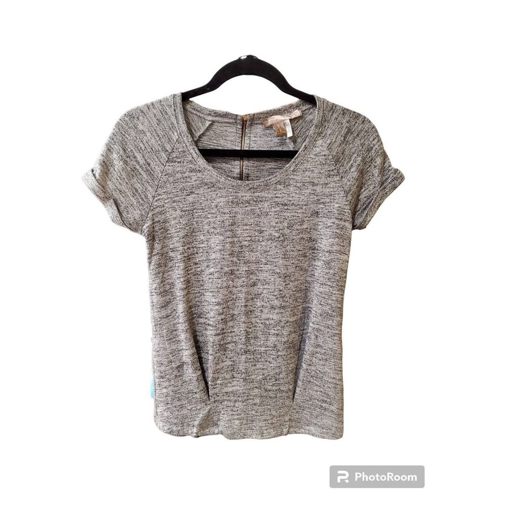Love 21 Short Sleeve Blouse Womens XS Gray